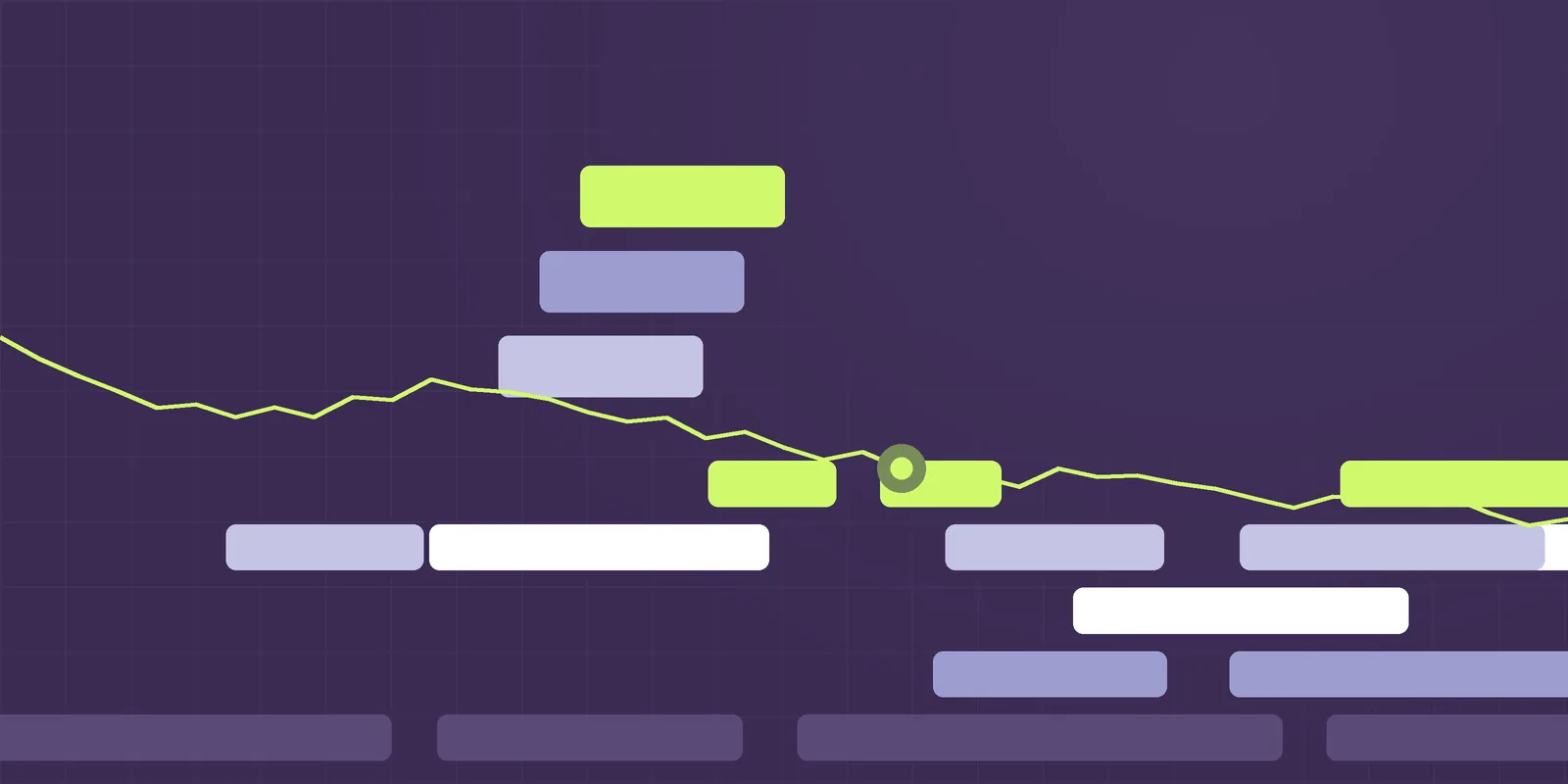 Steppe illustration: stepped terraces in purple, periwinkle and lime with a signal line, for the article Does GDPR apply to Indian companies? Yes, and here's when.